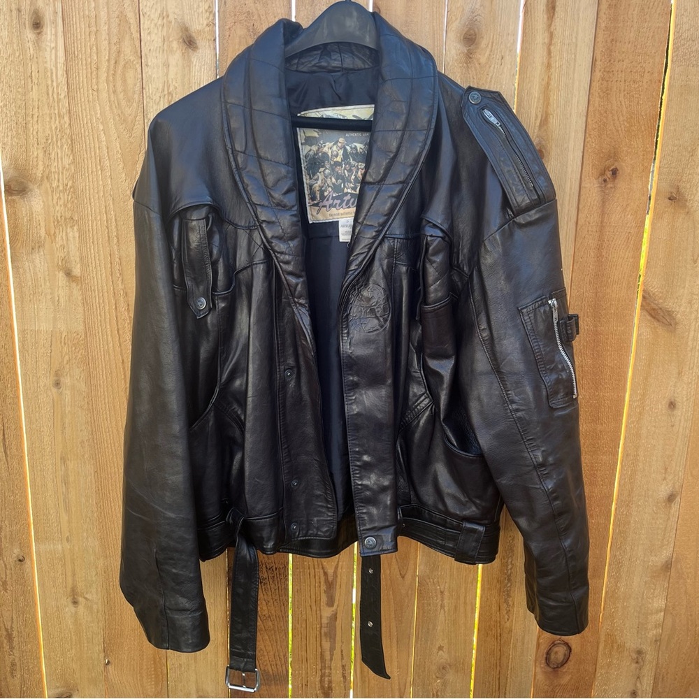 Vintage Arturo Leather Jacket 3 Or XL